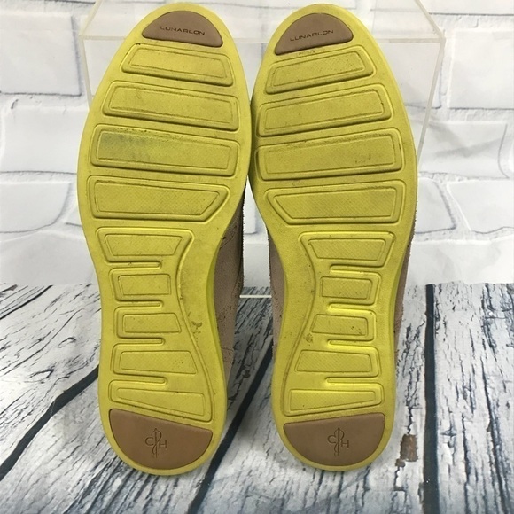 Cole Haan Lunagrand Suede Tan Yellow Oxfords - Picture 7 of 8